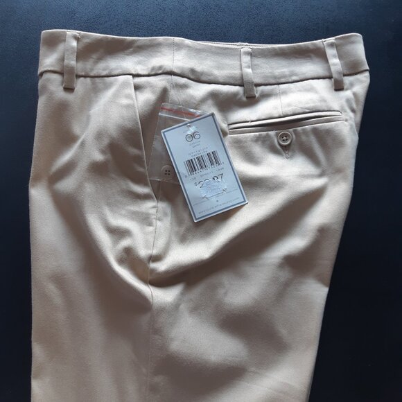 Alfred Sung Pure SZ 6 NWT Women's Tan Cotton Capri Pants - Picture 2 of 10